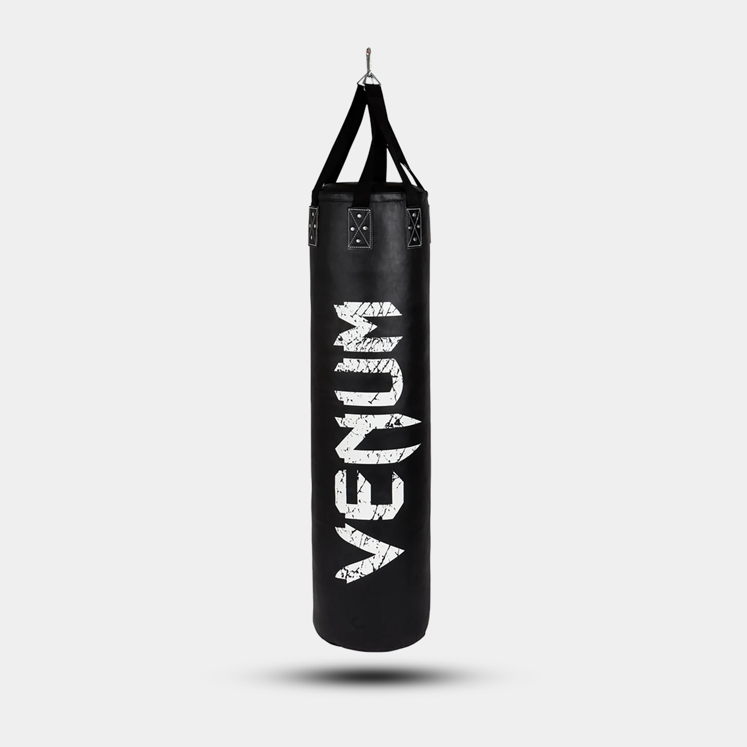 Challenger Heavy bag + Ceiling Hook - Black/White - Filled - 170cm, boxningssäck - full image 1