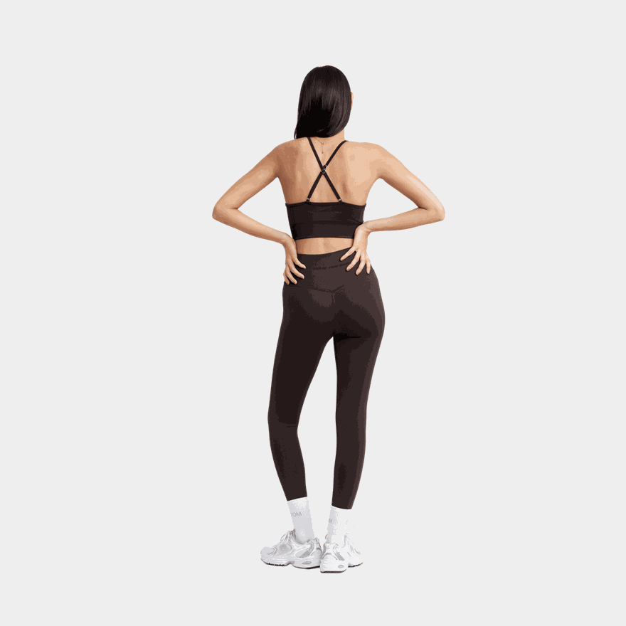 Signature seamless tights, träningstights, dam - full image 4