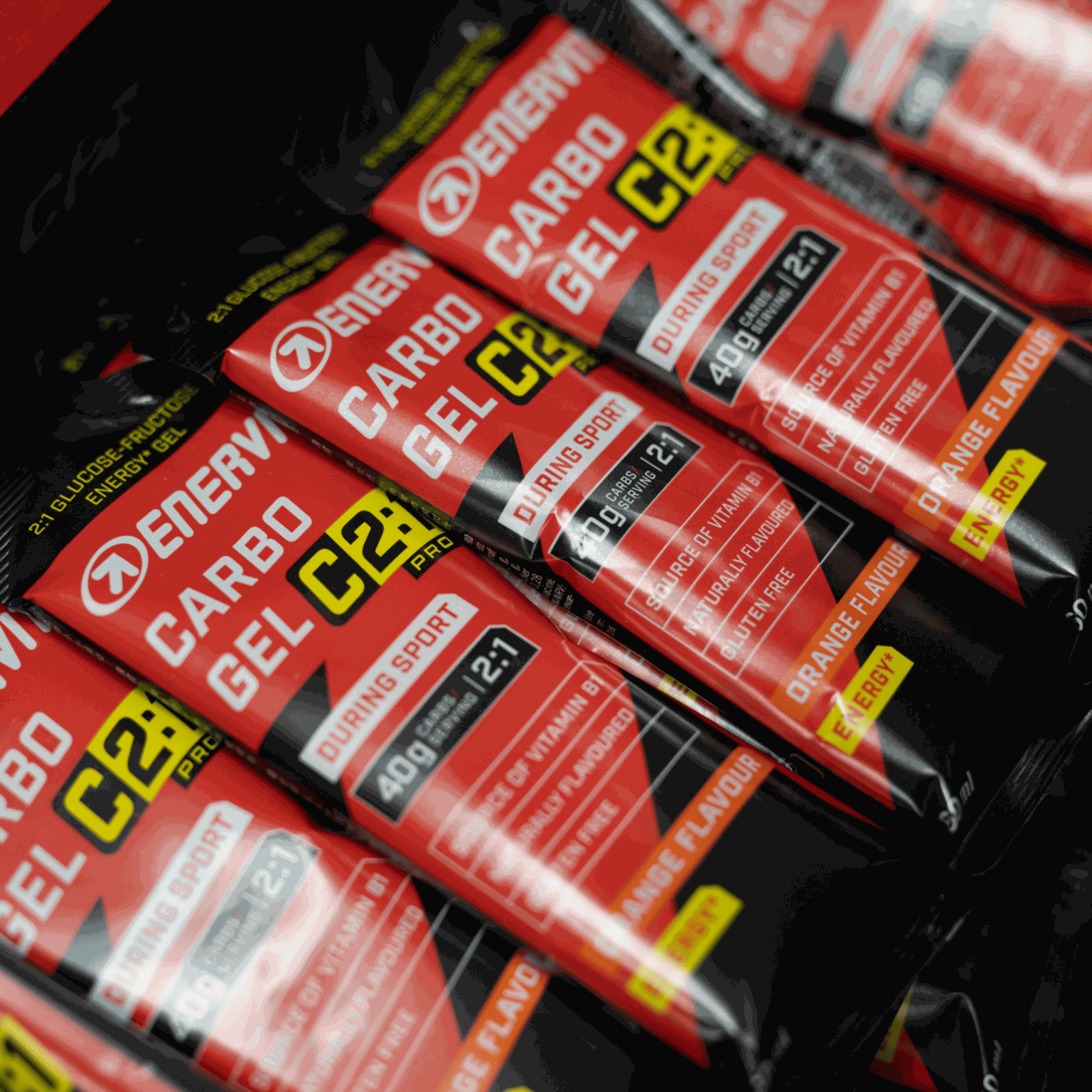 C2:1 PRO Carbo Gel Orange 60 ml, energigel - full image 2