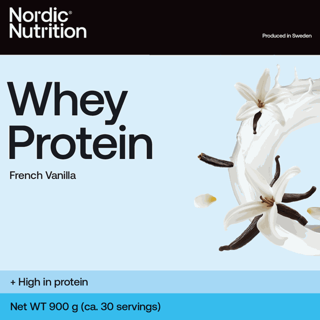 Whey Protein - Vanilla 900 g, proteinpulver - Vassle