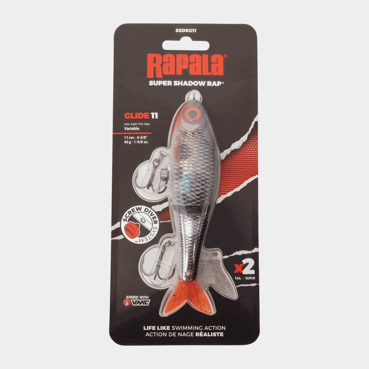 Super Shadow Rap Glide 11cm 45 g, jerkbait - full image 1