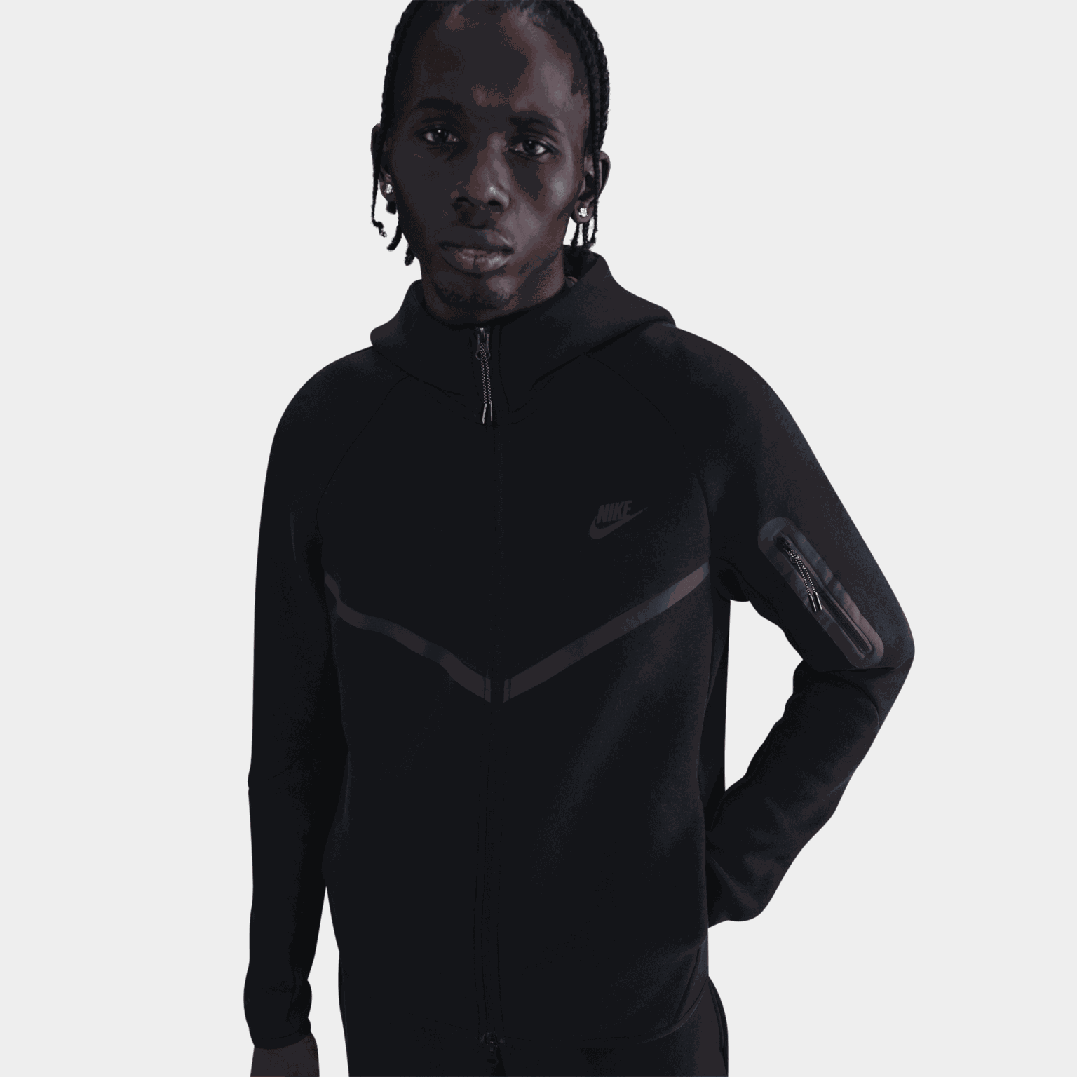 Tech Fleece Windrunner Hoodie, huvjacka, herr - full image 3
