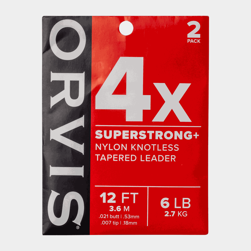 Super Strong Plus Leaders 12' 4x, tafs - full image 1