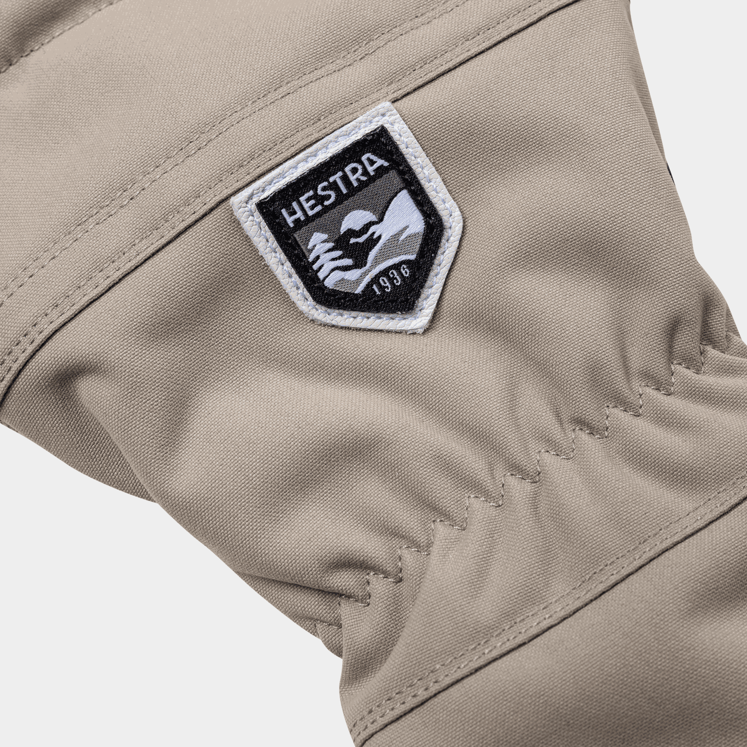 Alpine Gloves Army leather Heli ski - 5 finger 25/26, skid- och snowboardhandske - full image 2