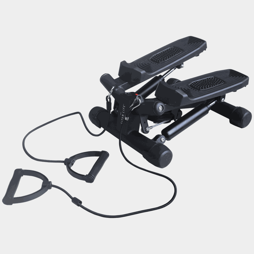 Mini Stepper With Resistance Tubes, mini stepper med motståndsband - full image 1