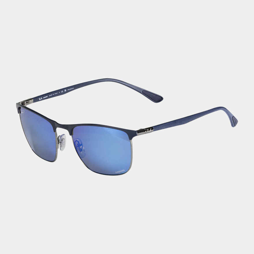 0RB3686 Blue On Gunmetal, polariserade solglasögon - full image 1