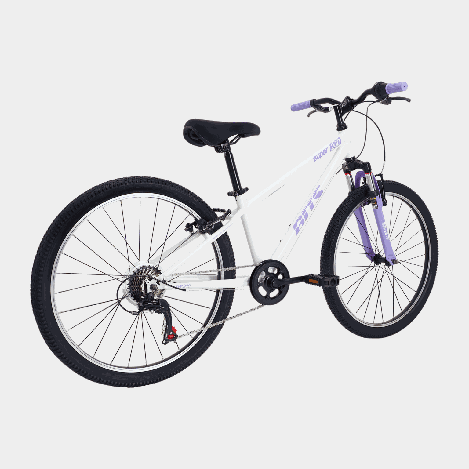 Super 240 EU WHITE 25, mountainbike, 8–12 år - full image 3