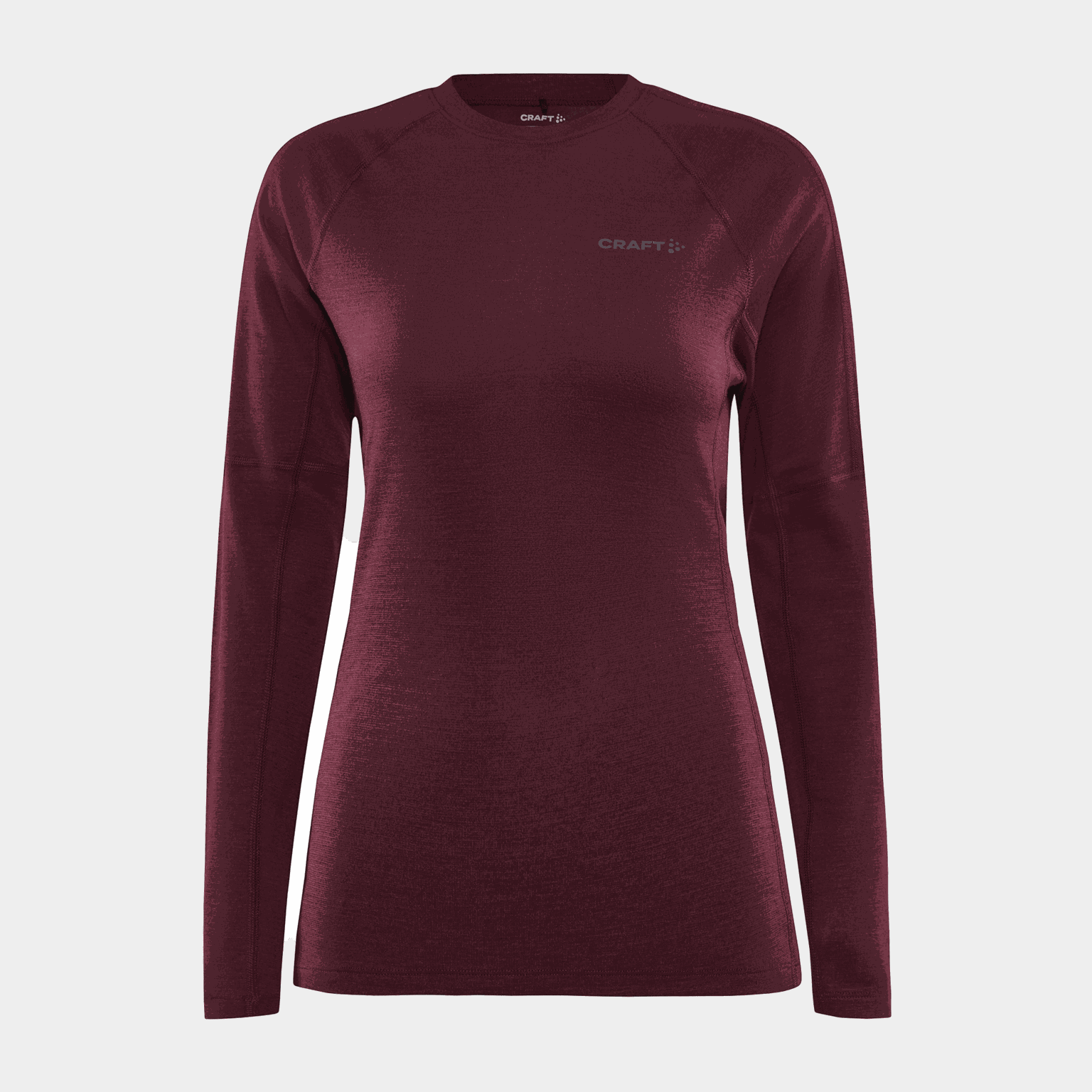 Adv Wool Merino Rn Ls W-61, superunderkläder, dam - Överdelar Ull Dam