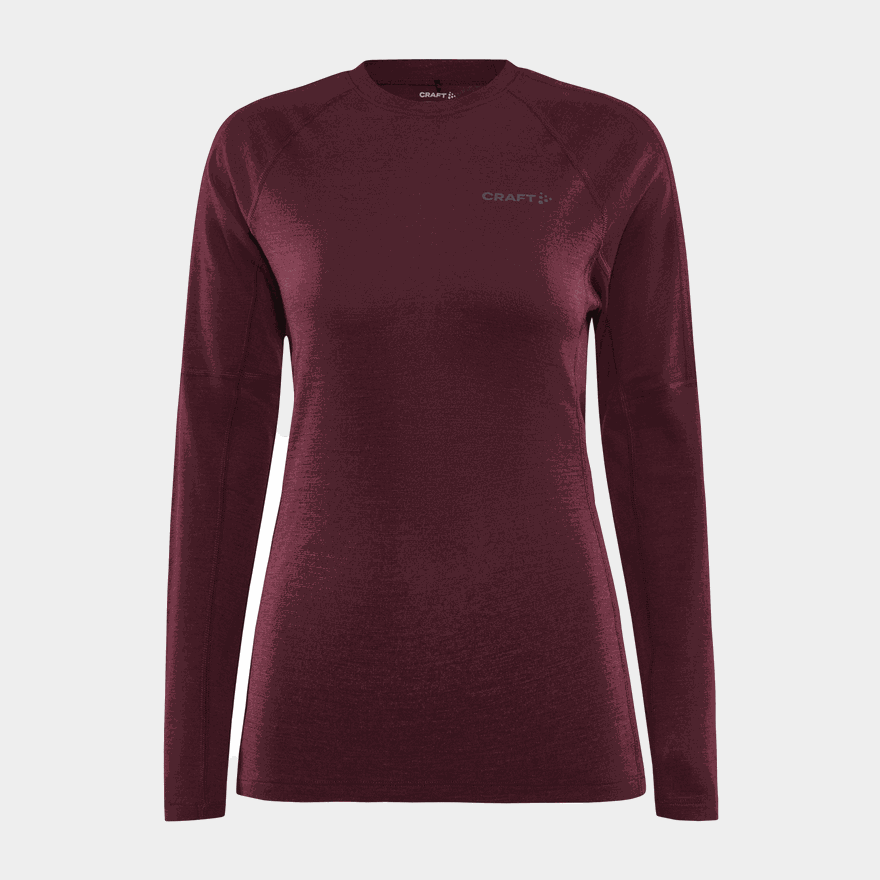 Adv Wool Merino Rn Ls W-61, superunderkläder, dam - full image 1