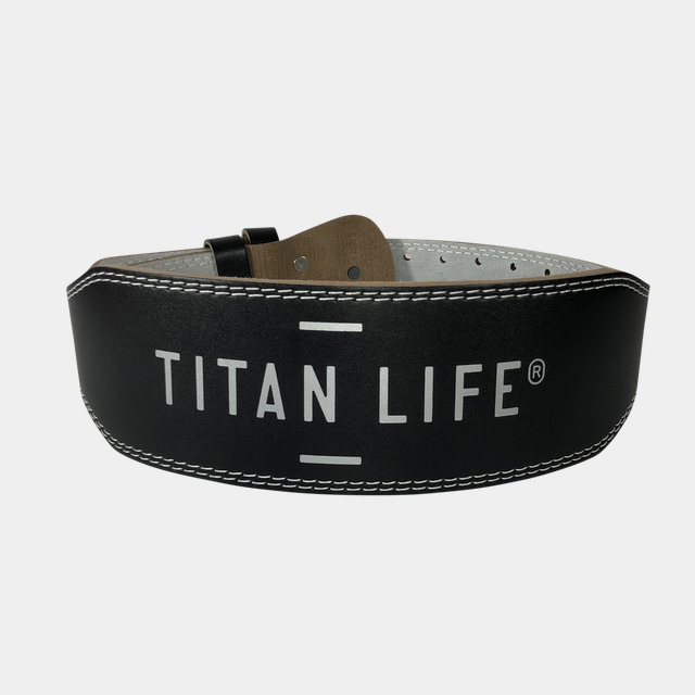Leather Weight Lifting Belt, lyftbä - Tillbehör Styrketräning