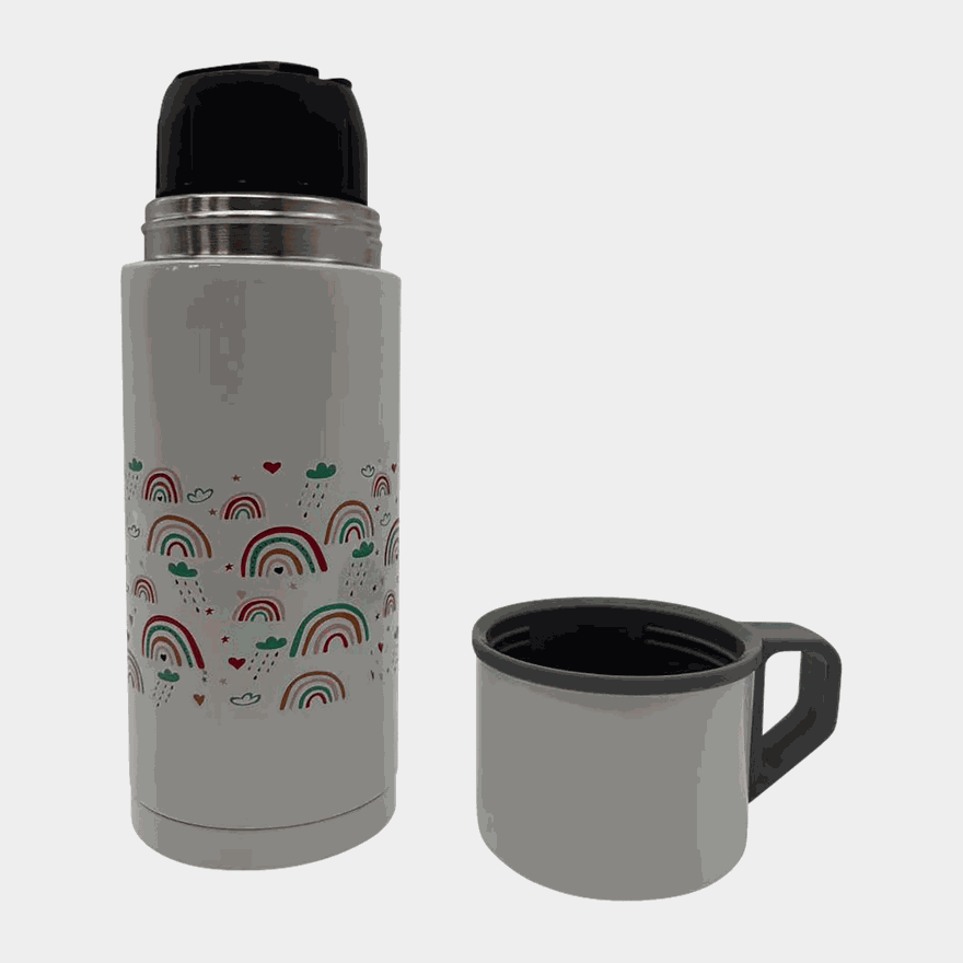 350ML Thermos NEW green lion, termos - full image 4