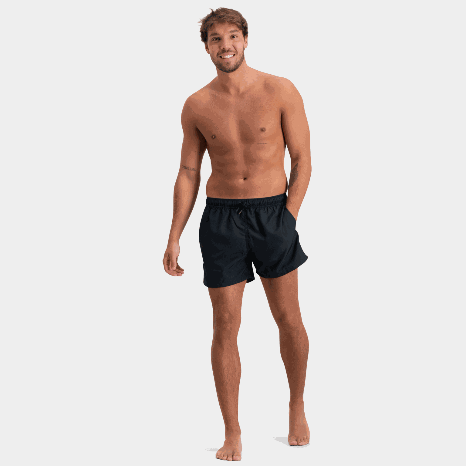 Borg Solid Swim Shorts, badshorts, herr - full image 3