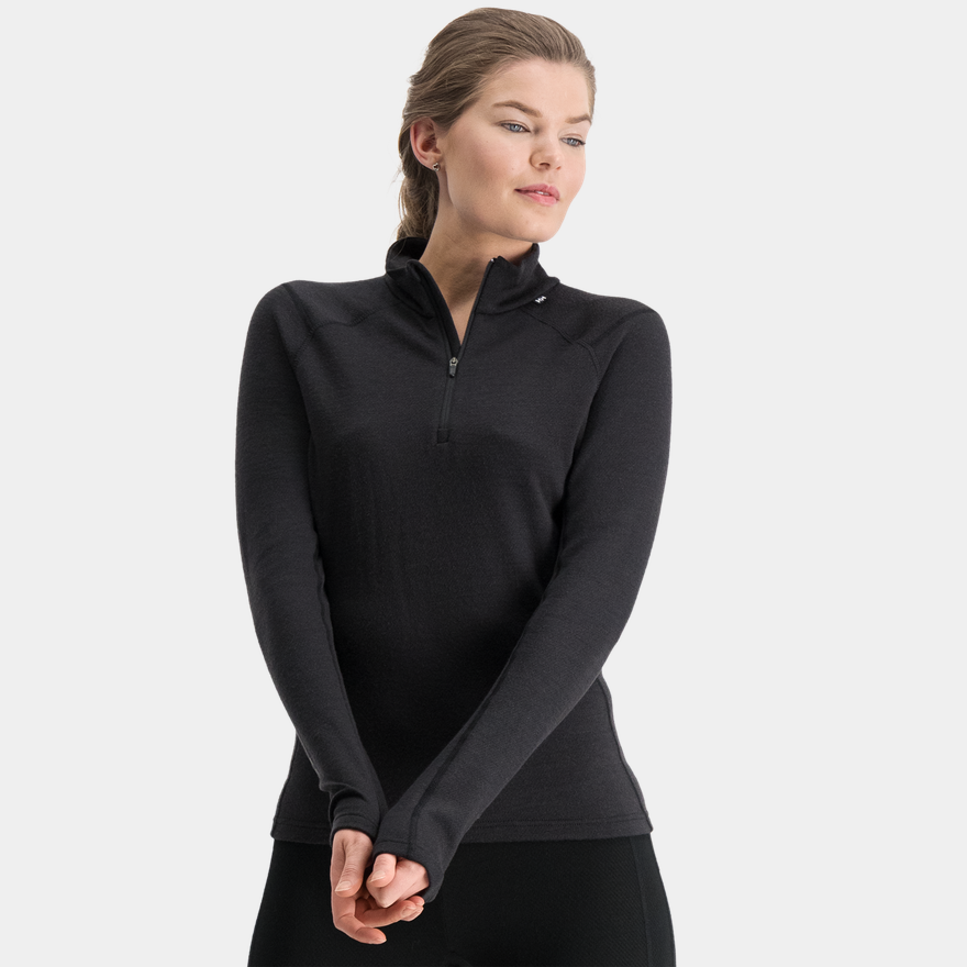 Lifa Merino Midweight 1/2 Zip, ulltröja dam - full image 1