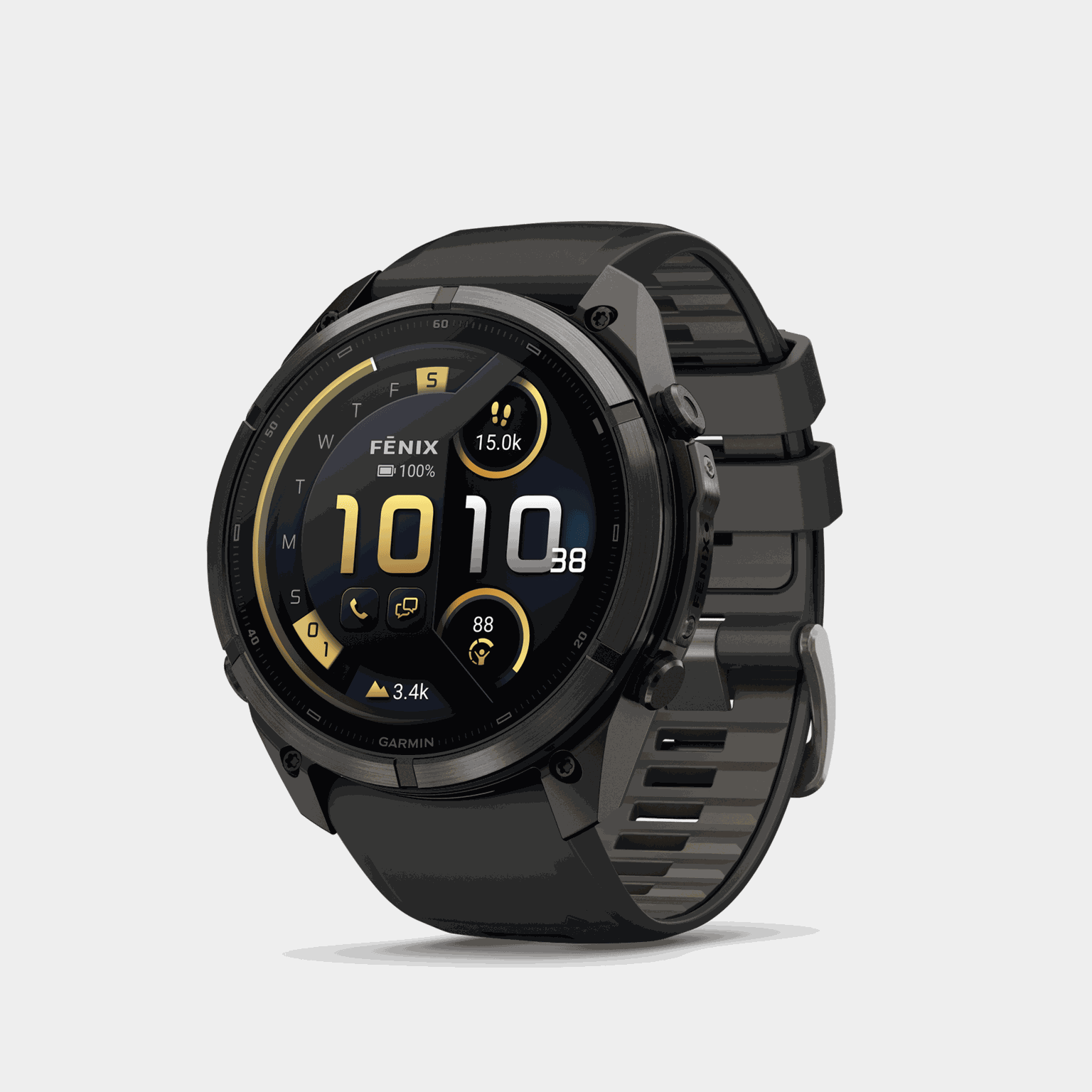 fenix 9 Pro 51mm Titanium, smartklocka - Pulsklocka