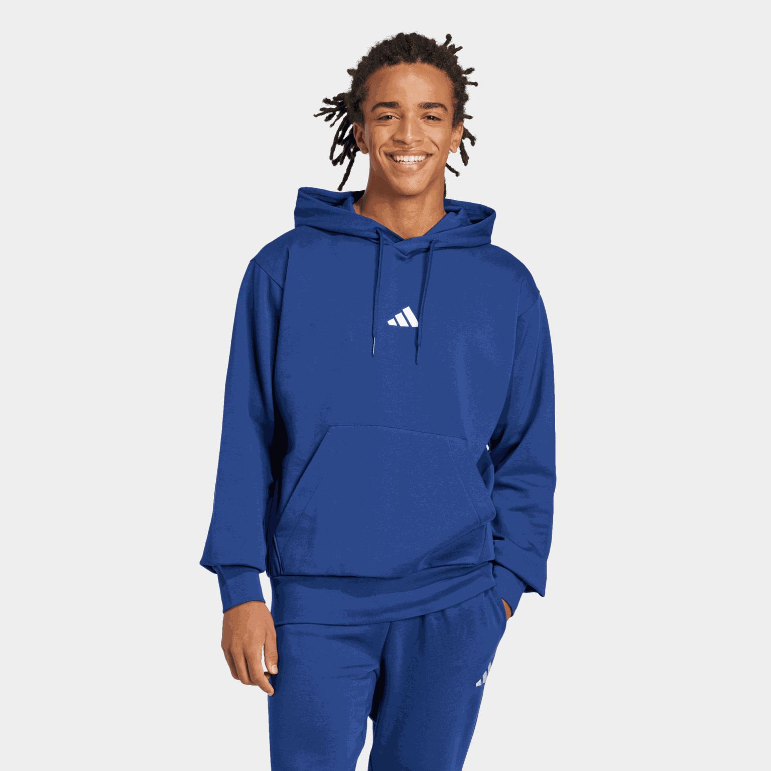 Essentials Feelcozy Fleece Hoodie, huvtröja, herr - full image 1