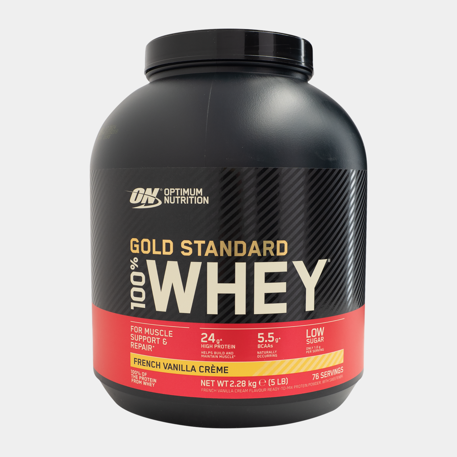 100 % Vassle Gold Standard 2270 g, proteinpulver - full image 1