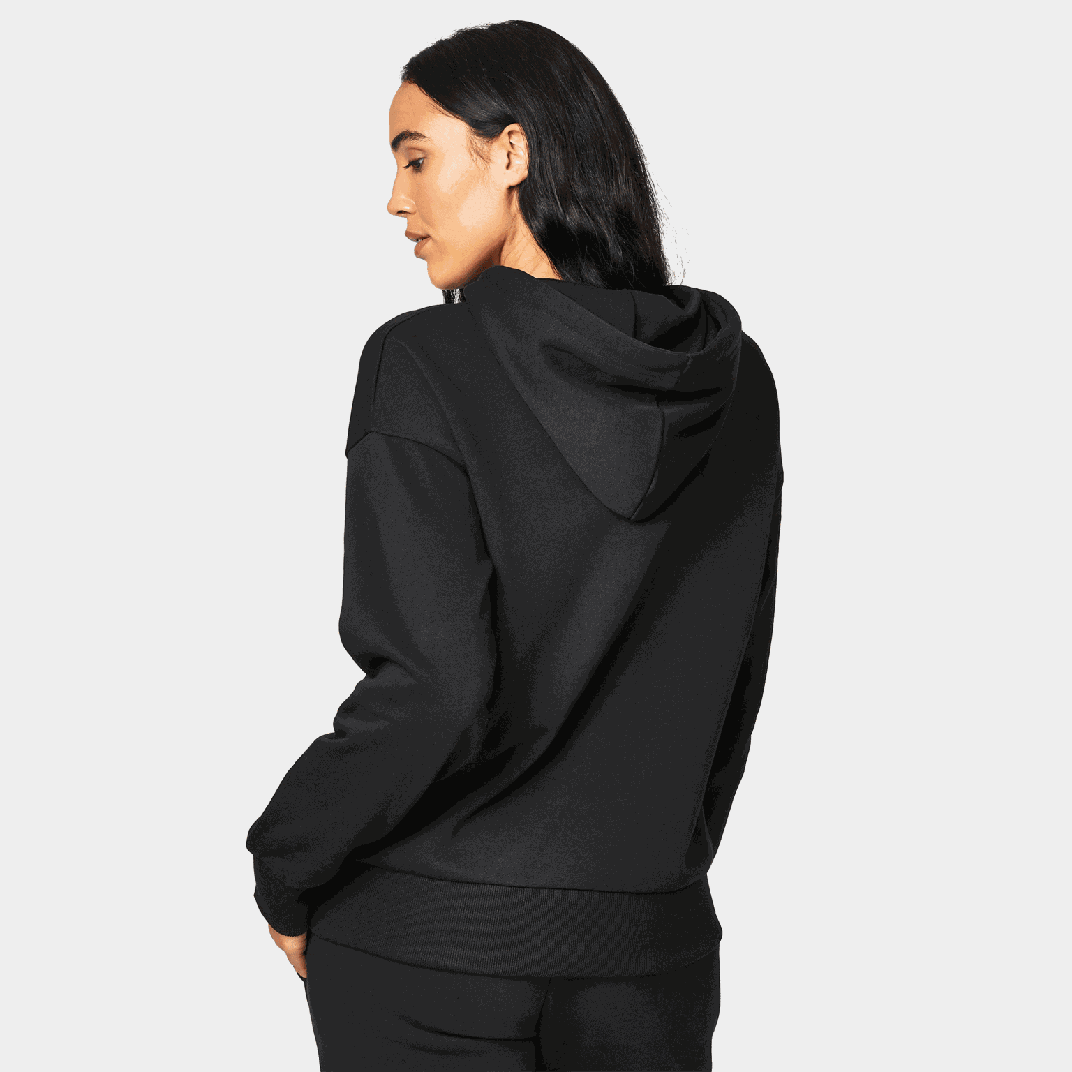 Classic Logo Hoodie, huvtröja, dam - full image 2
