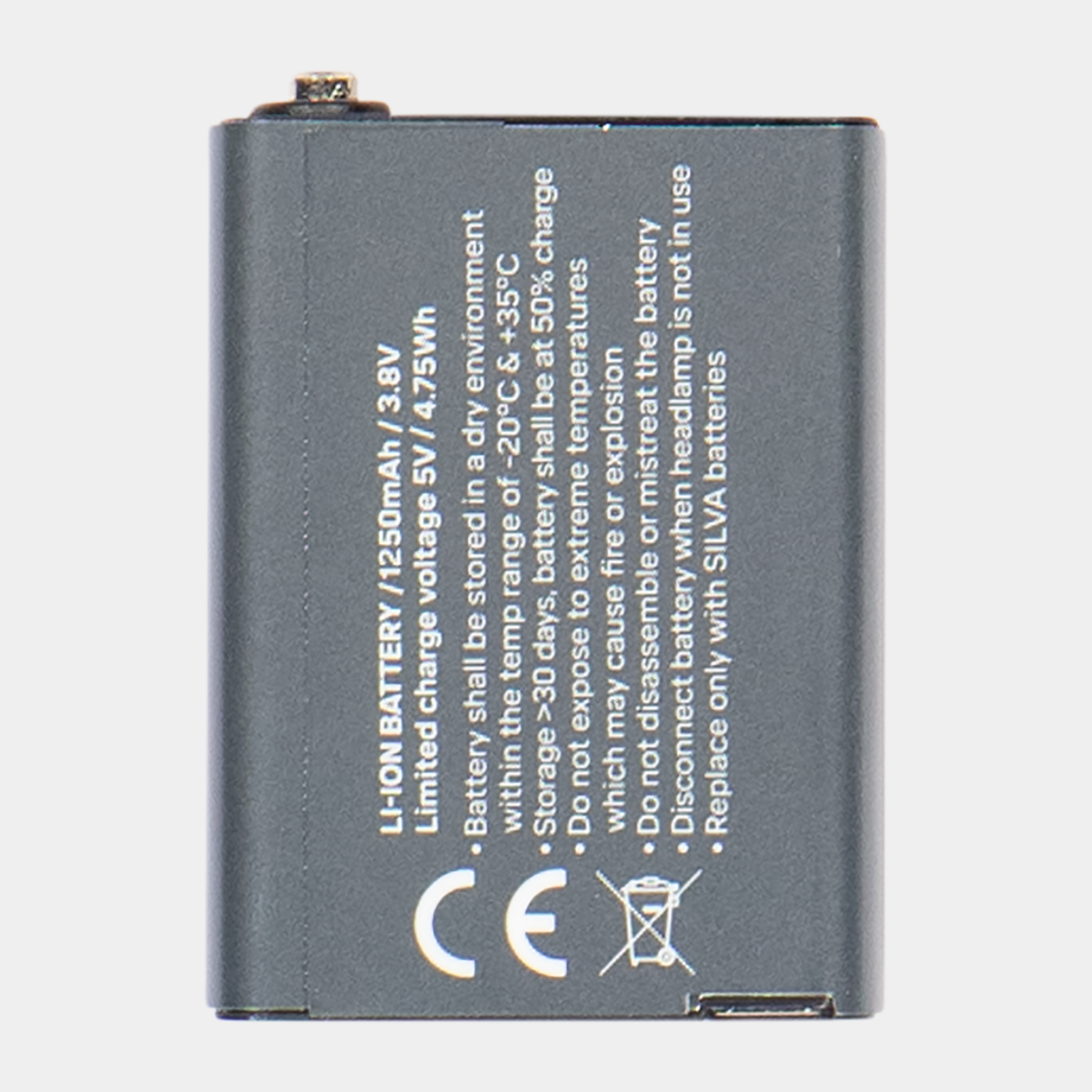 Hybrid Battery 1.25Ah, batteri till pannlampa - full image 2