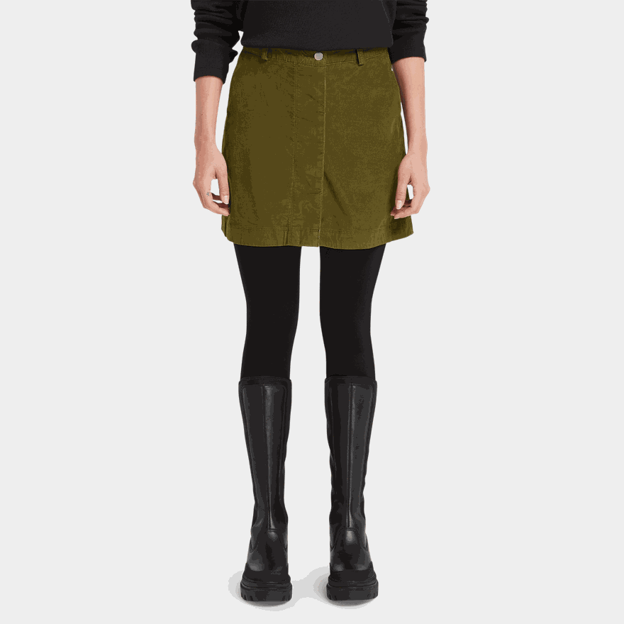 Needle Corduroy Skirt, kjol, dam - full image 1