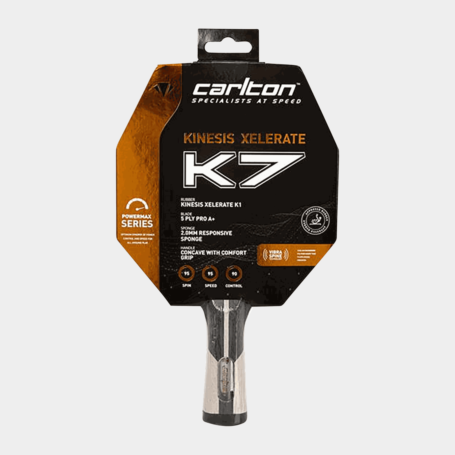 Kinesis Xelerate K7 Table Tennis Bat, bordtennisracket - full image 1