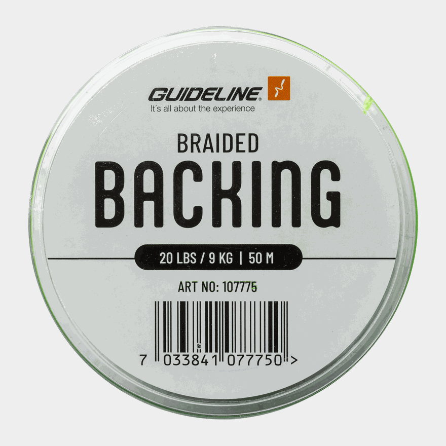 Braided Backing 20 lbs 50m Lime Green, backing - full image 1