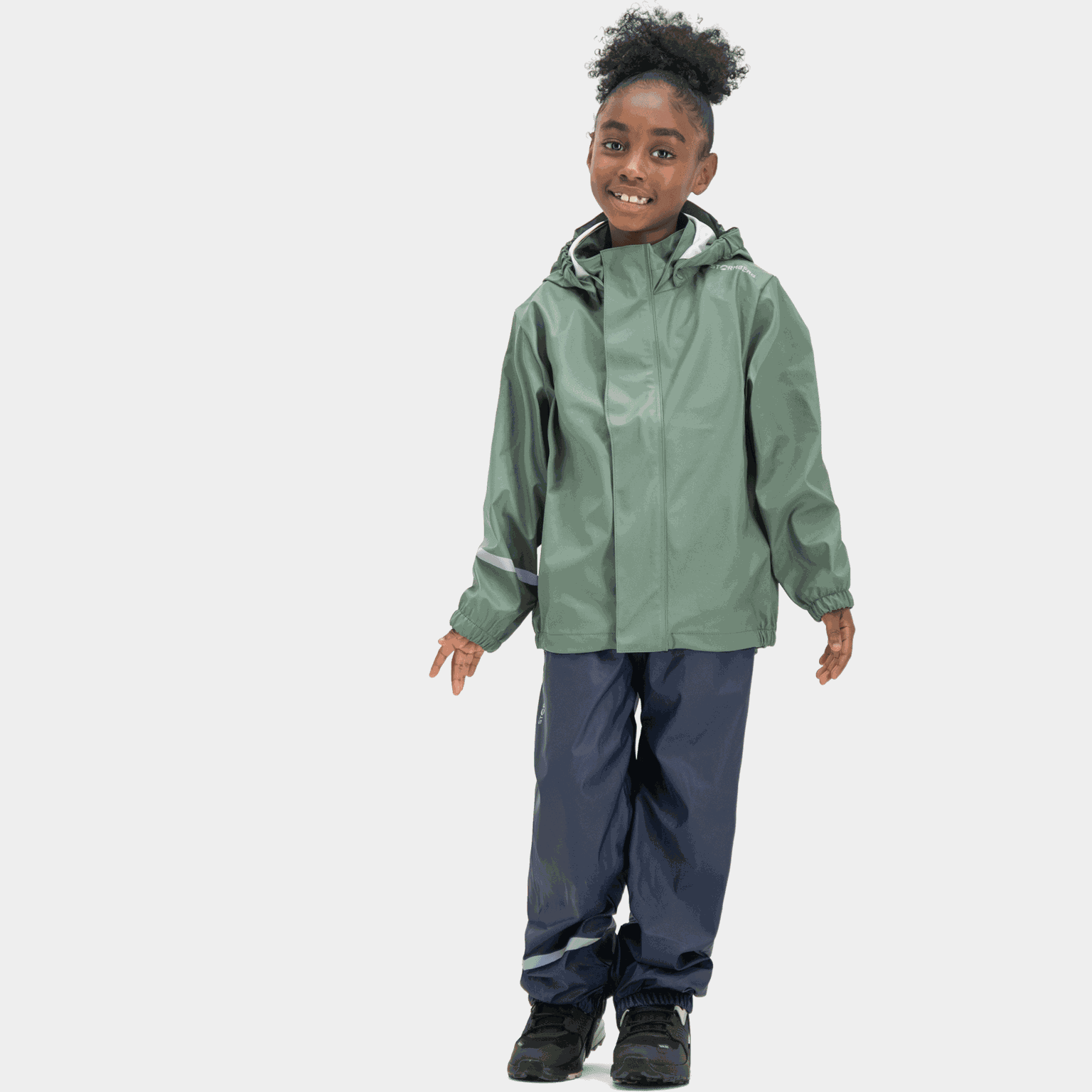 Kattegat Rain Jacket, regnjacka, barn - full image 4
