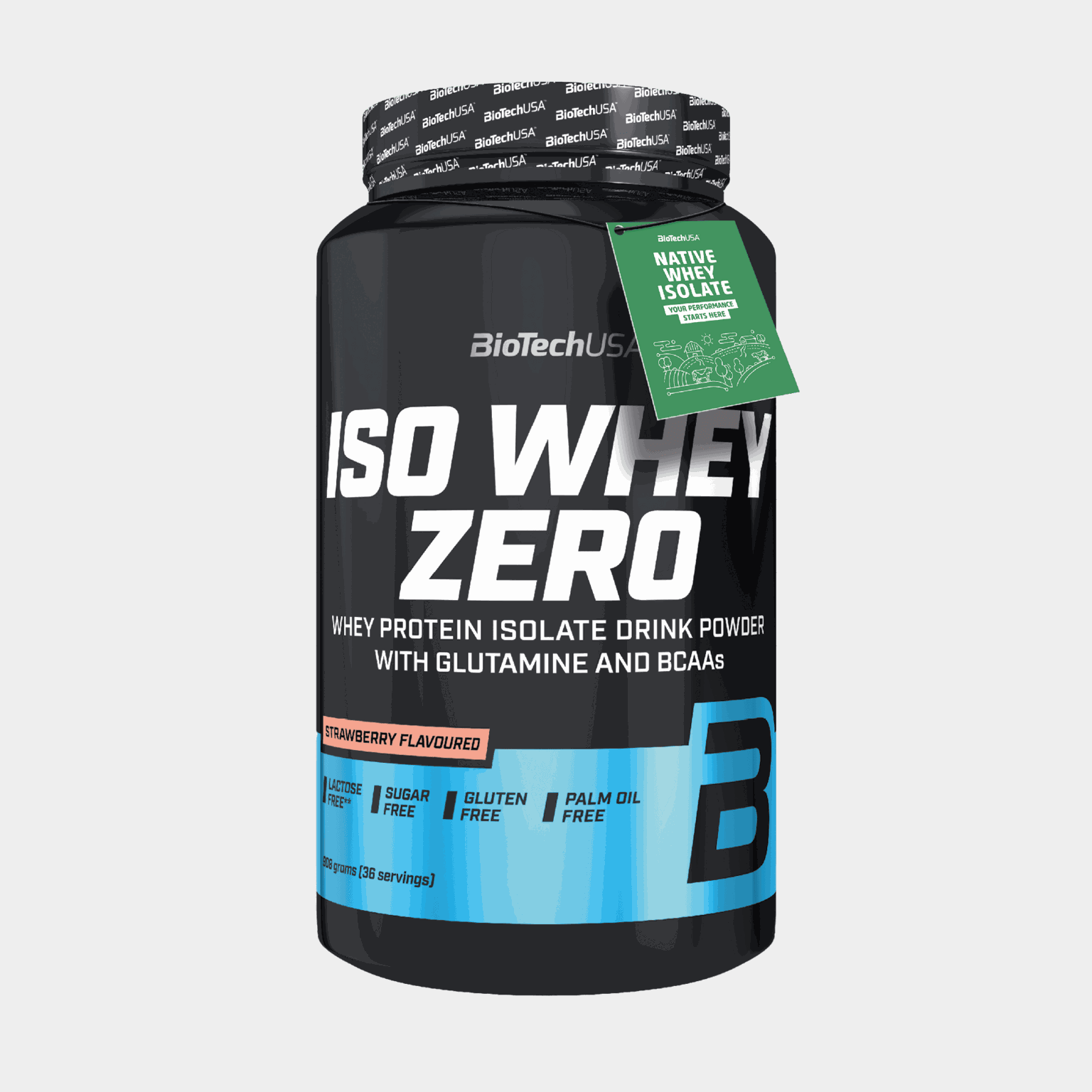Iso Whey Zero 908g Strawberry, proteinpulver - full image 1