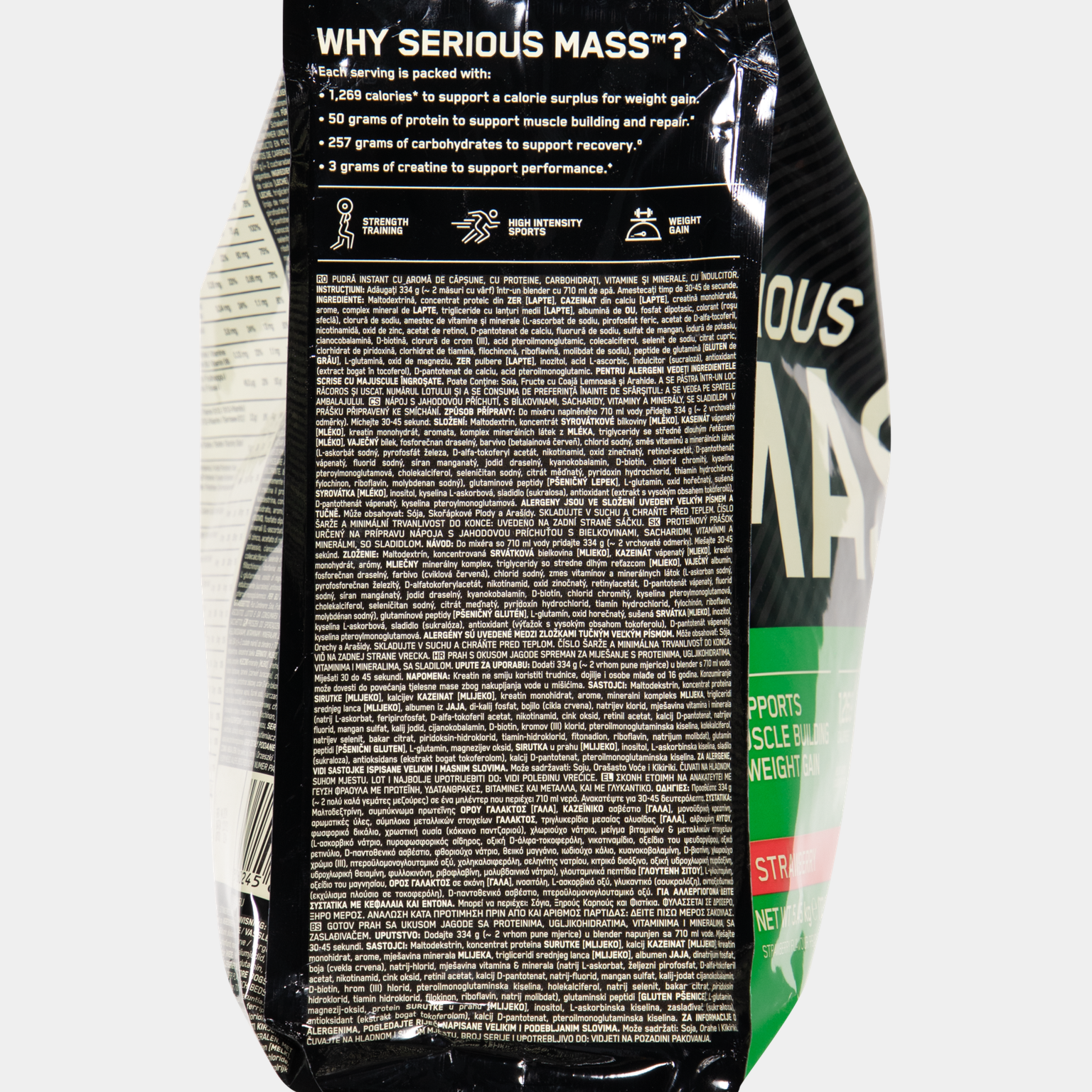 Serious Mass 5450 g, proteinpulver - full image 4