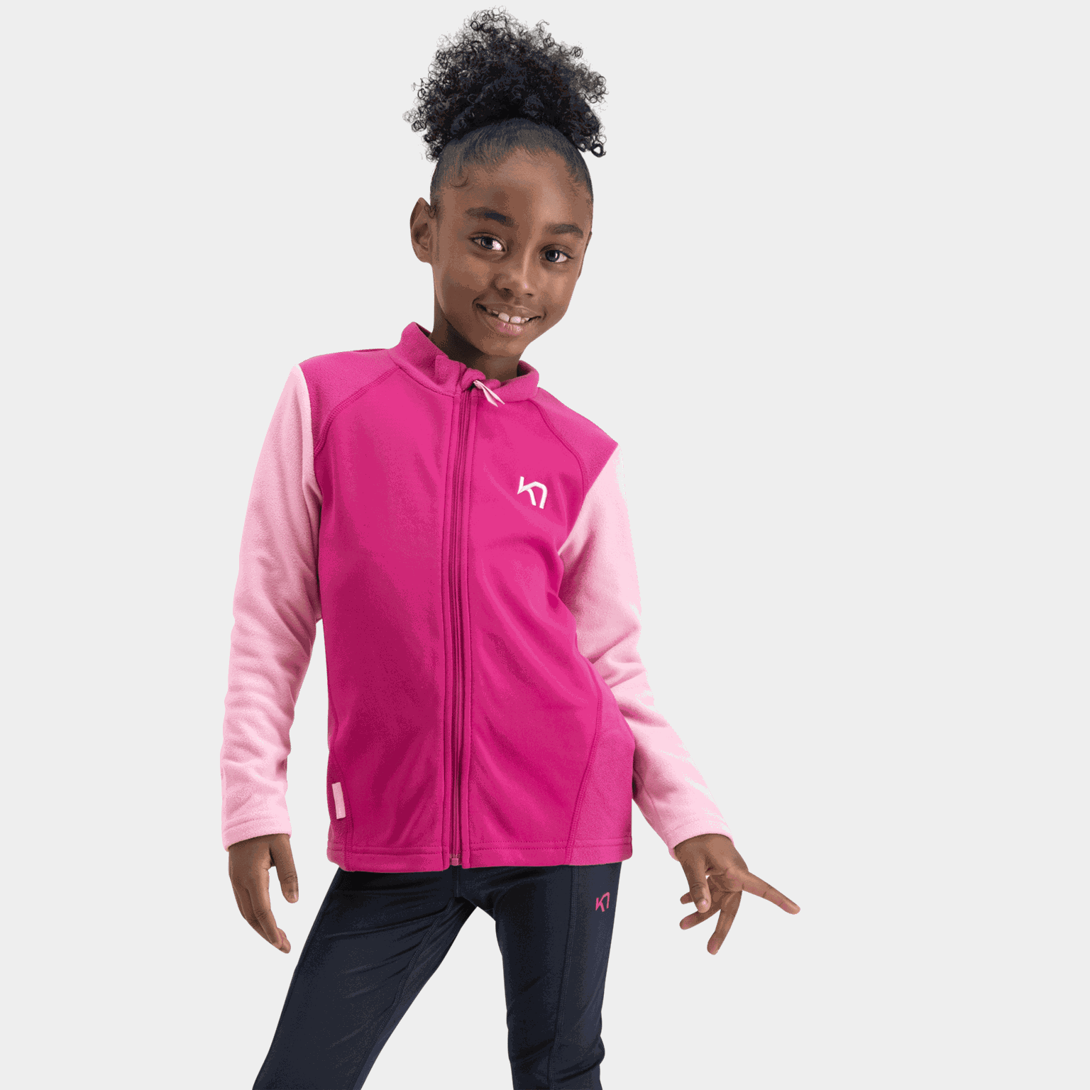 Full Zip Fleece Jacket, fleecejacka, barn - full image 1