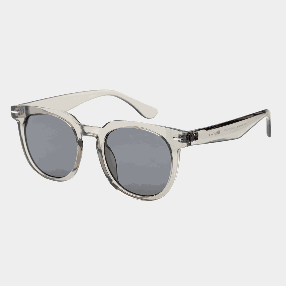 008 Transparent Grey Frame With Smoke Lens, solglasögon - full image 1
