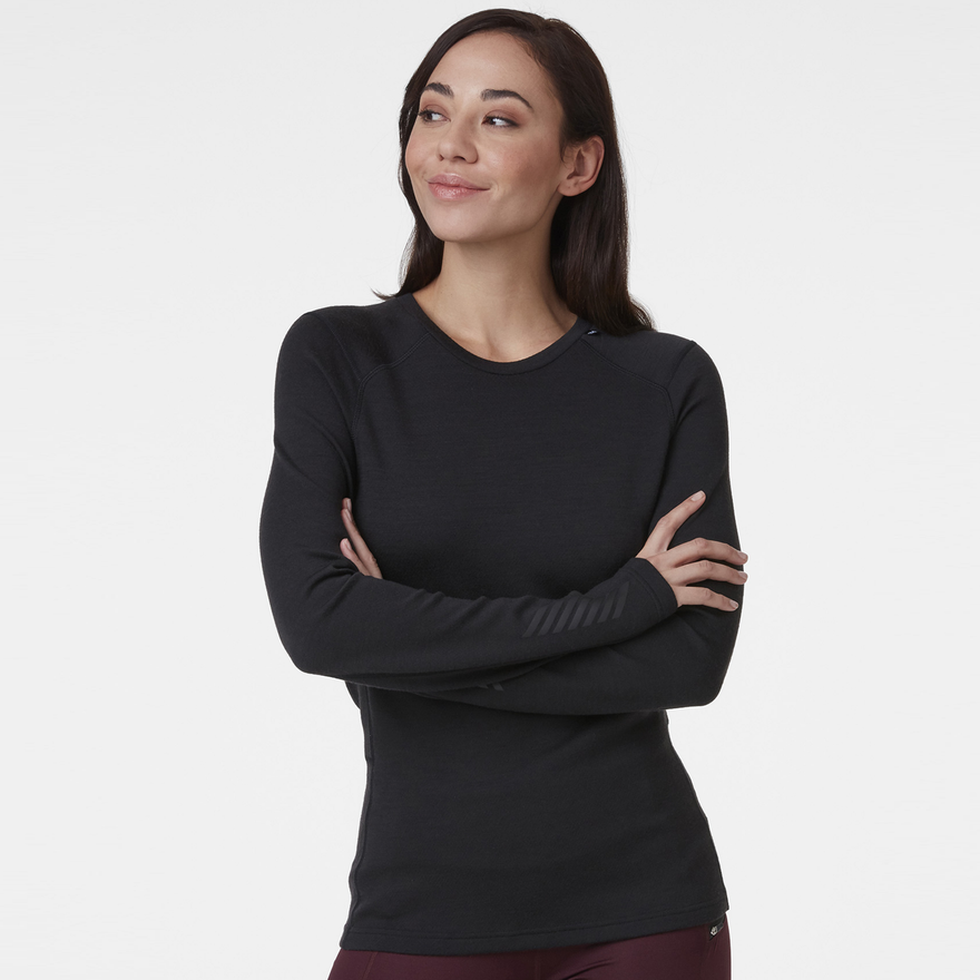 Lifa Merino Midweight Crew, ulltröja dam - full image 1