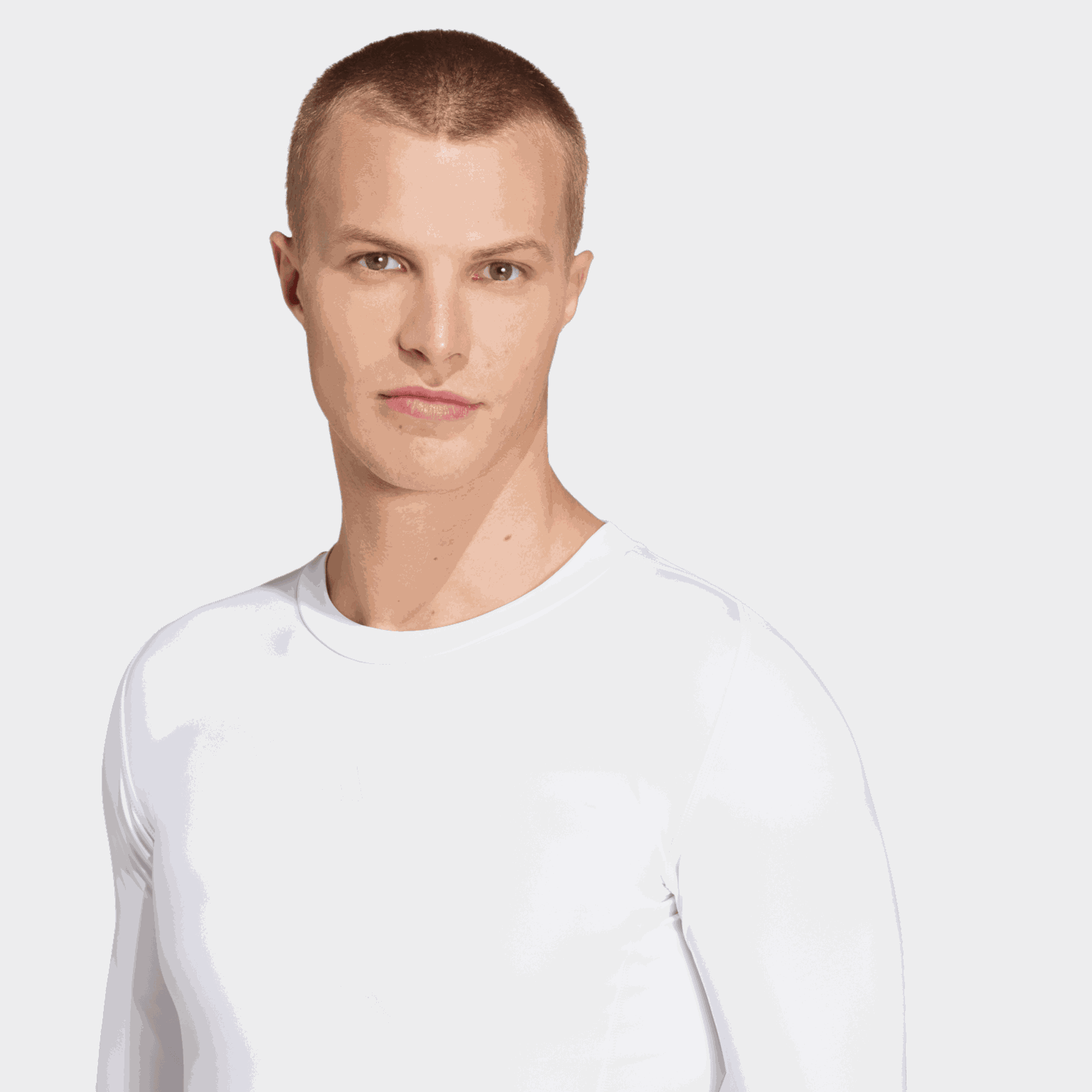 Techfit Long Sleeved Tee, kompressionströja för fotboll, herr - full image 3