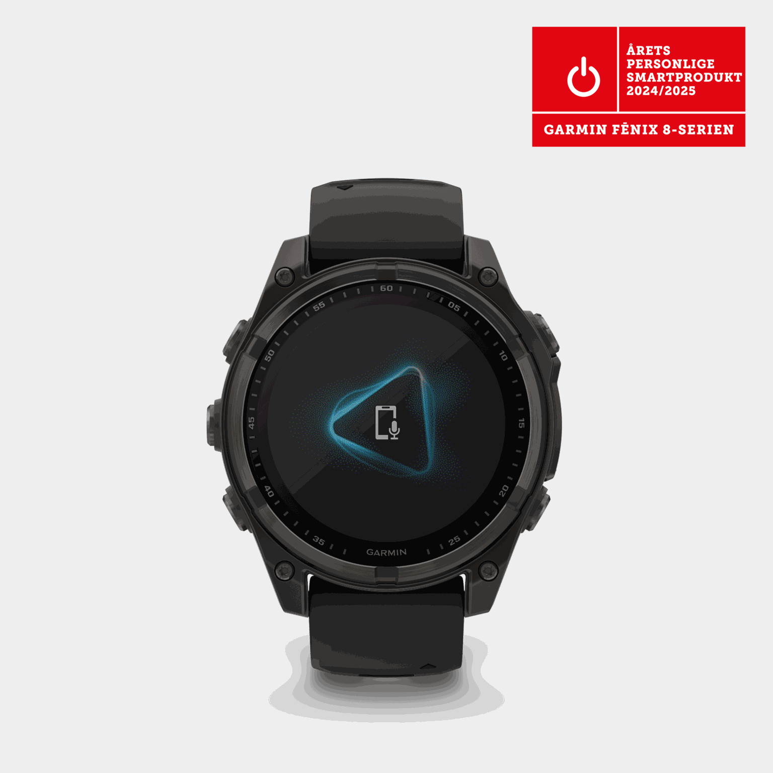 fenix 8 – 47 mm, sol, safir, Carbon Gray DLC Ti, smartklocka - full image 1