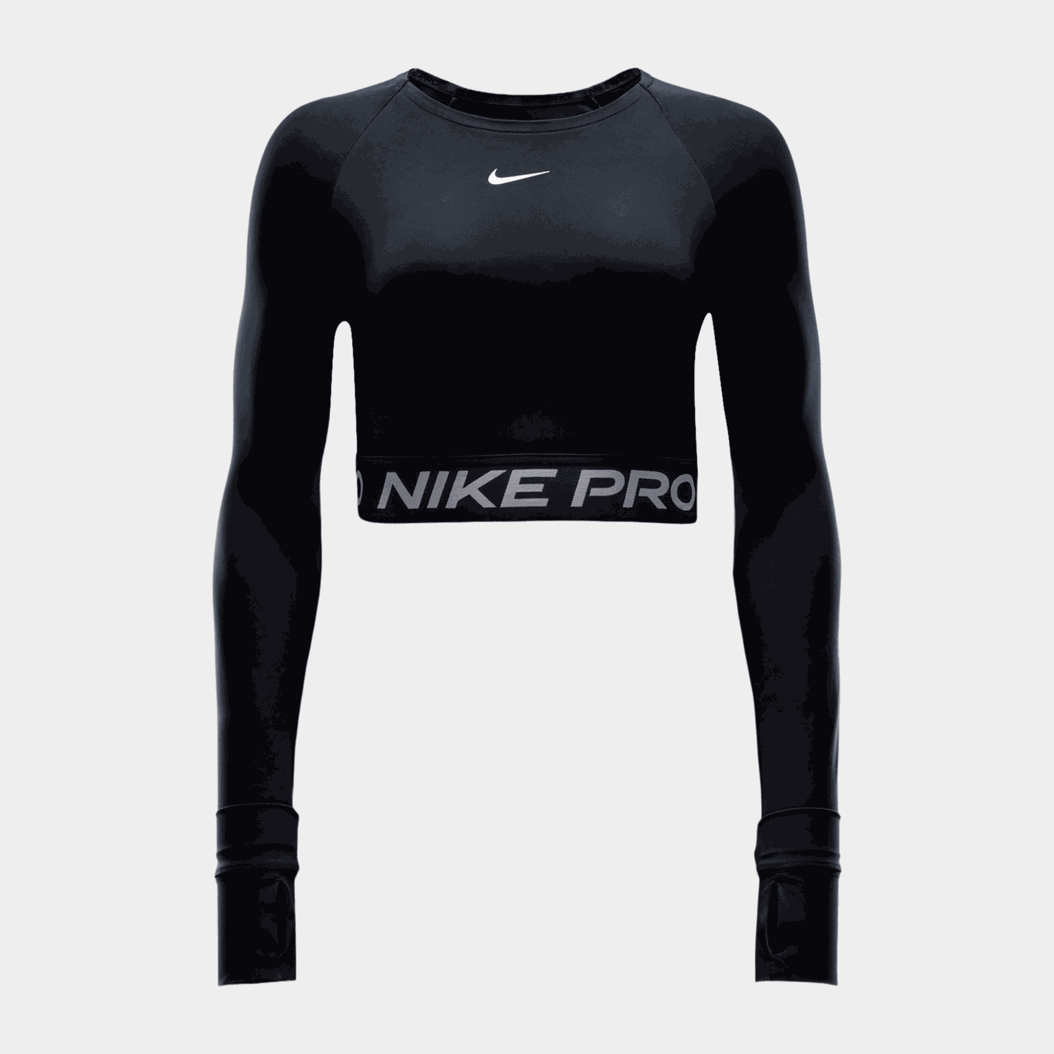 Pro Dri-FIT 365 Crop Long Sleeve, träningstopp, dam - full image 3