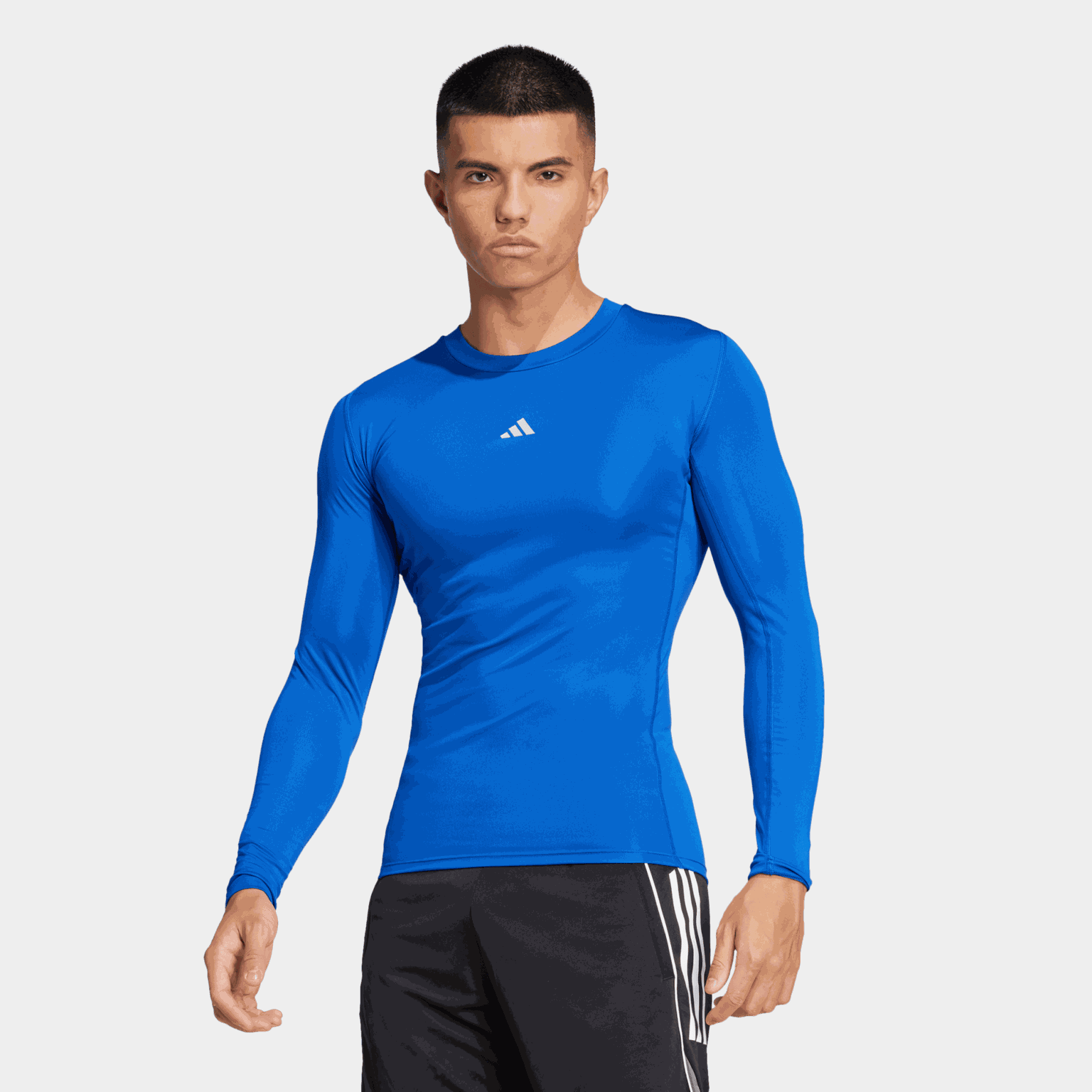 Techfit Long Sleeved Tee, kompressionströja för fotboll, herr - full image 1