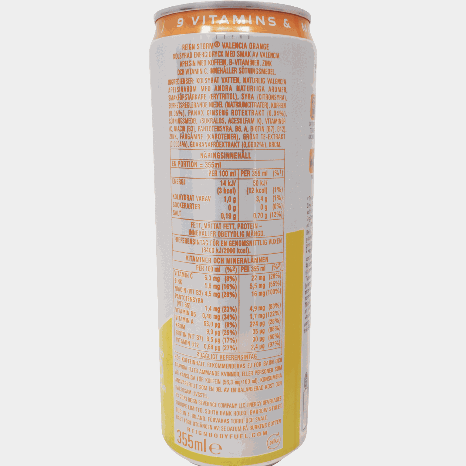 Storm Valencia Orange, energidryck - full image 3