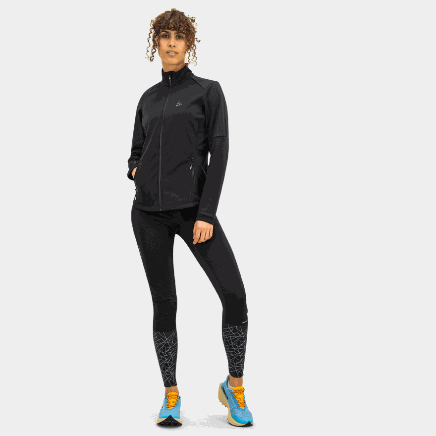 Warm Train Wind Tights, träningstigths, dam - full image 4