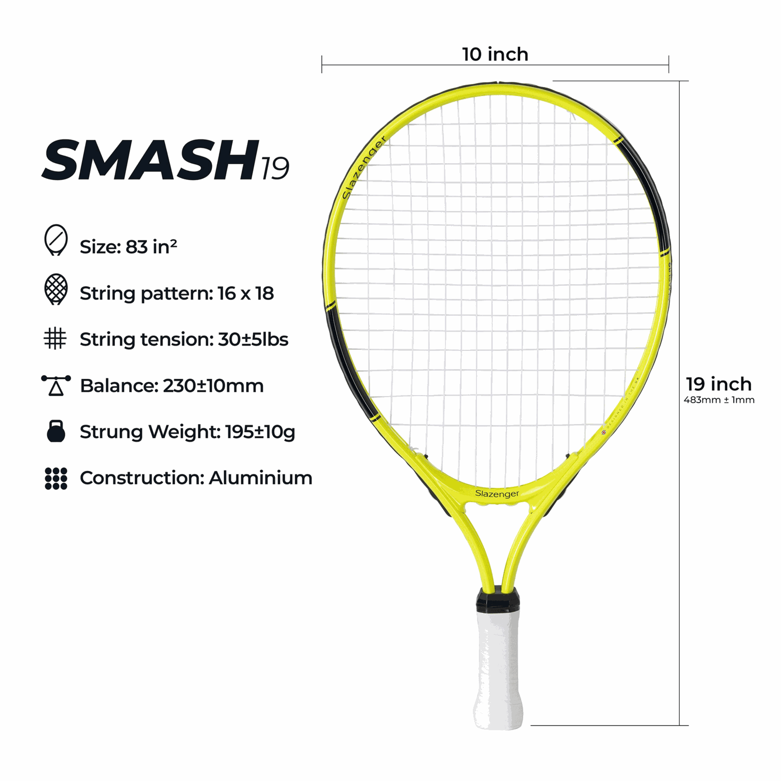 Smash Tennis Racket, tennisracket - full image 3