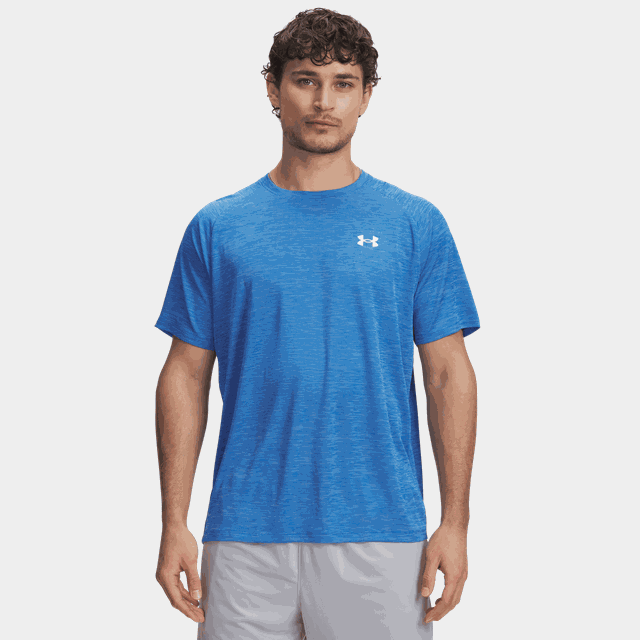 Tech Textured Short Sleeve, träningströja, herr - Tränings-T-Shirts