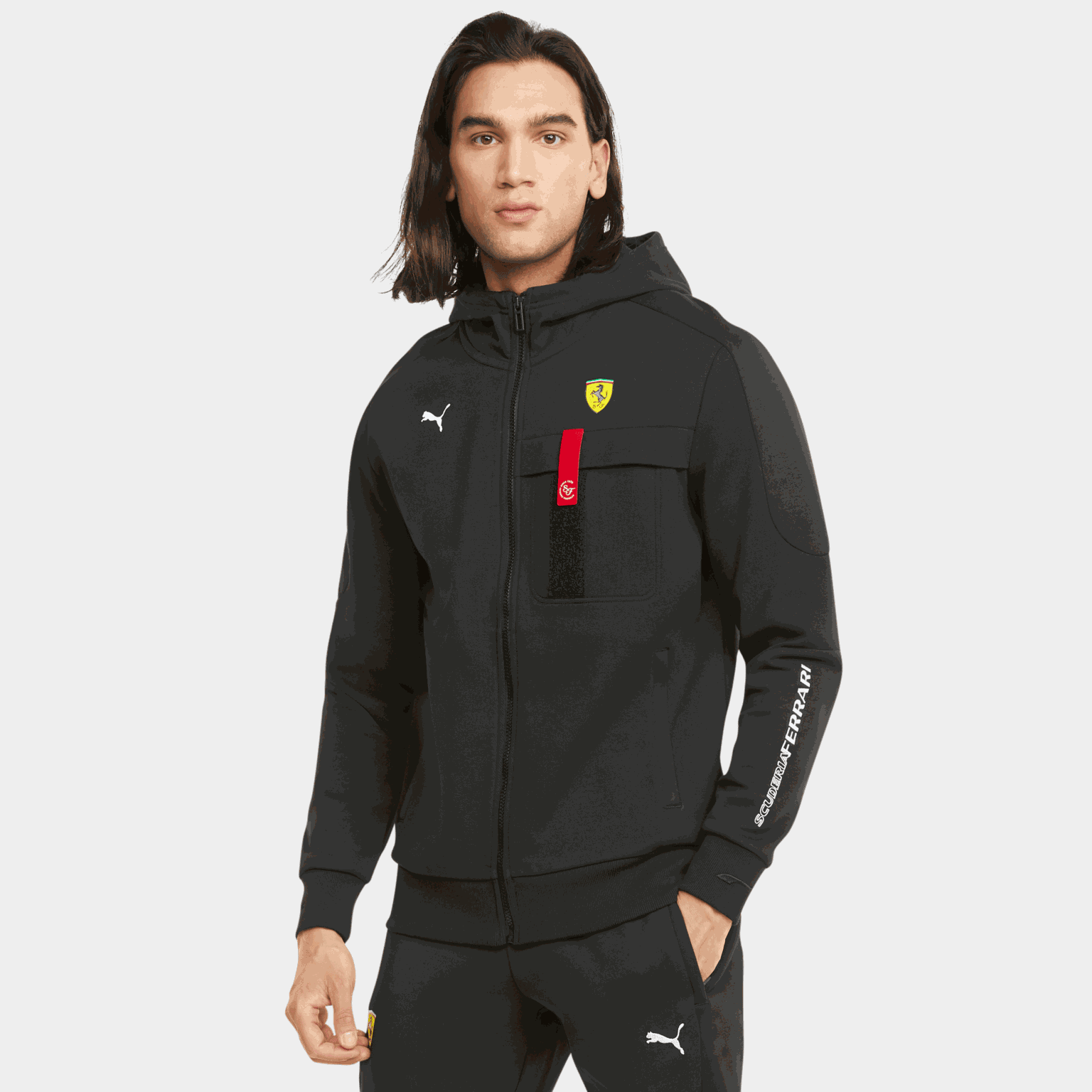 Ferrari Race Hooded Sweat Jacket - full image 1