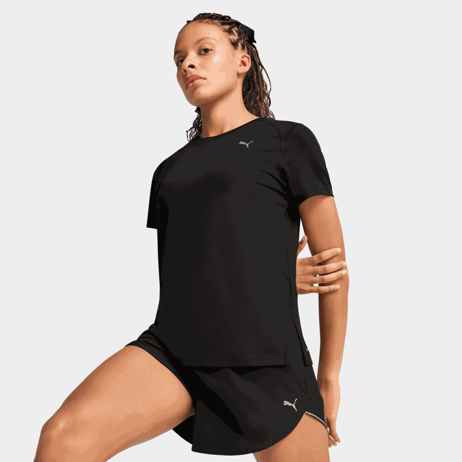 RUN GRAPHIC MESH TEE?, träningströja, dam - full image 1