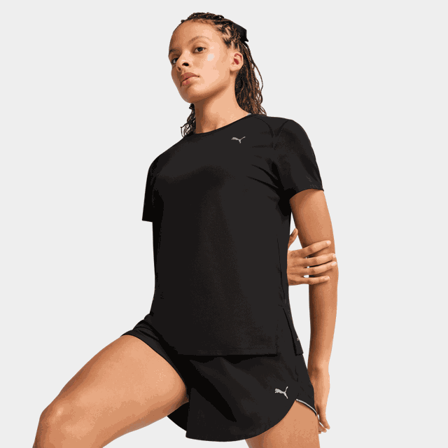 RUN GRAPHIC MESH TEE?, träningströja, dam - Tränings-T-Shirt