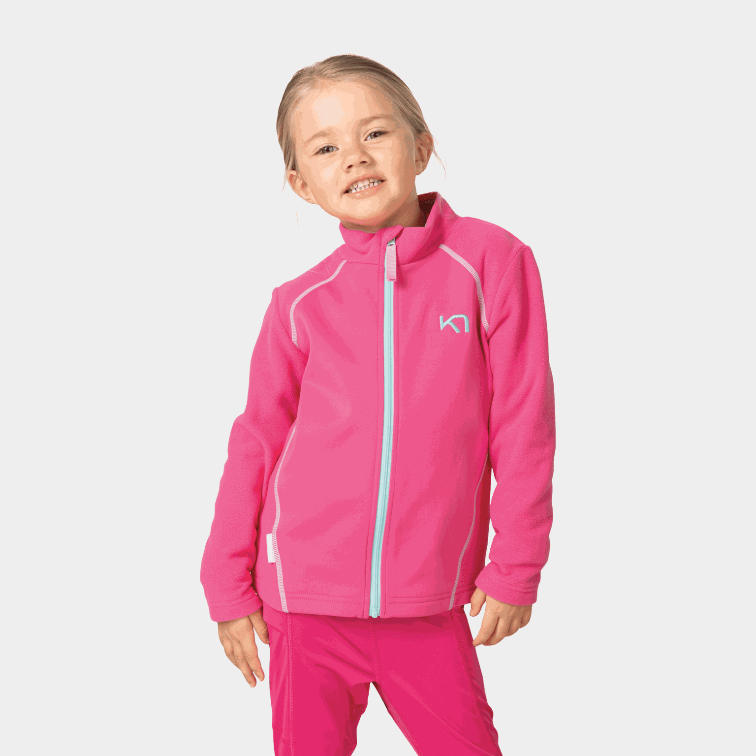 Full Zip Fleece Jacket, fleecejacka, barn - full image 1