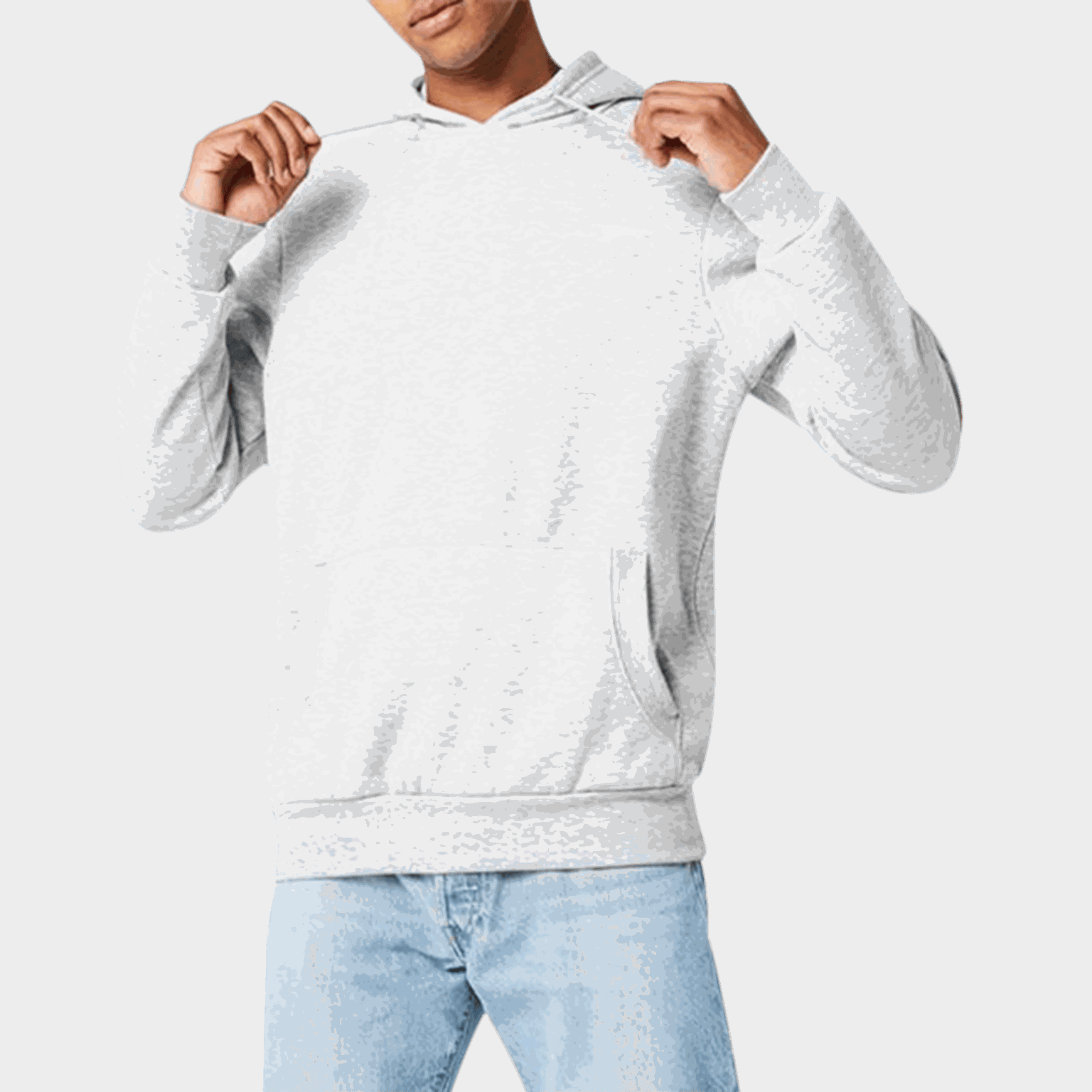 Fleece Hoodie, huvtröja, herr - full image 1