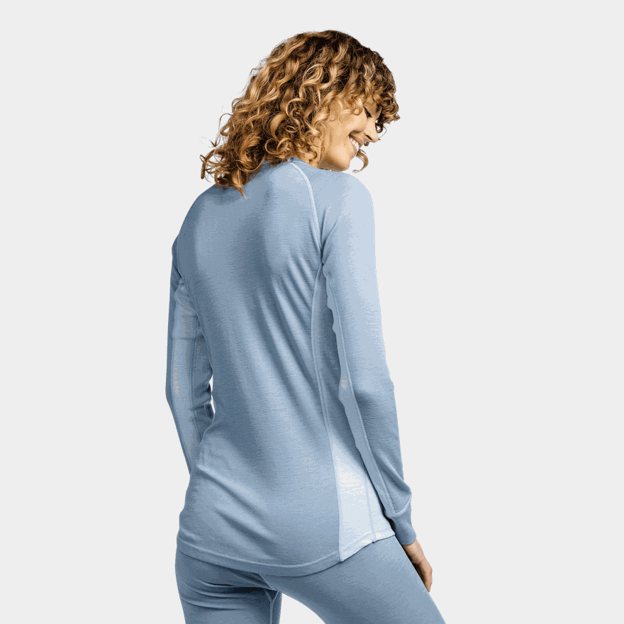 Laajias Merino Wool Roundneck, ulltröja, dam - full image 2