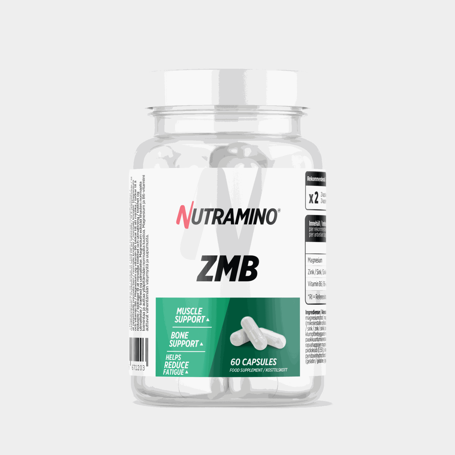 Nutrami ZMB 60stk, Kosttillskott - Hälsokost