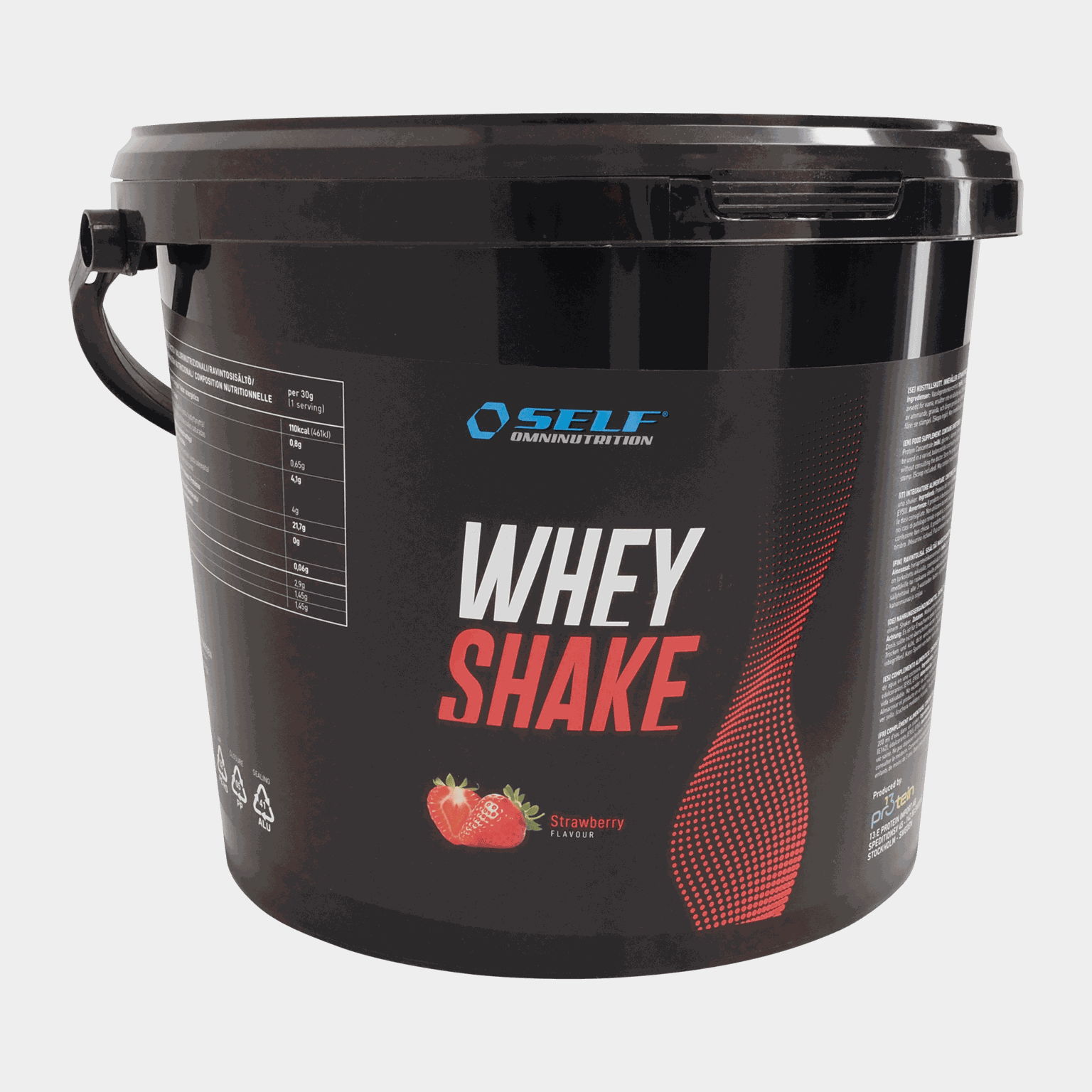 Self Whey Shake, Strawberry, proteinpulver - full image 1