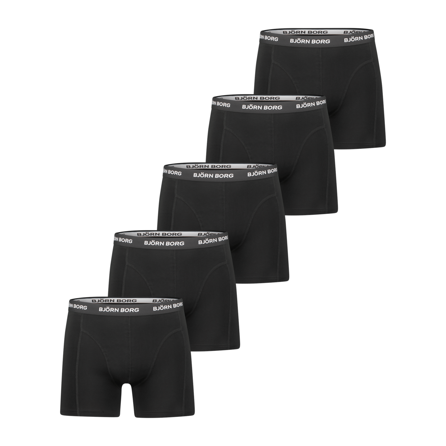 Cotton Stretch Boxer 5-pack, boxershorts, herr