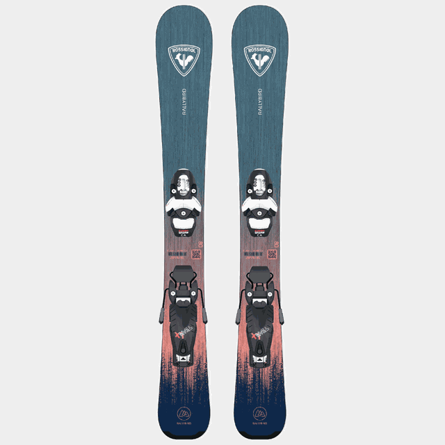 Alpine Skis RALLYBIRD KID + TEAM 4 GW B76, alpinskidor, barn - Barnskidor