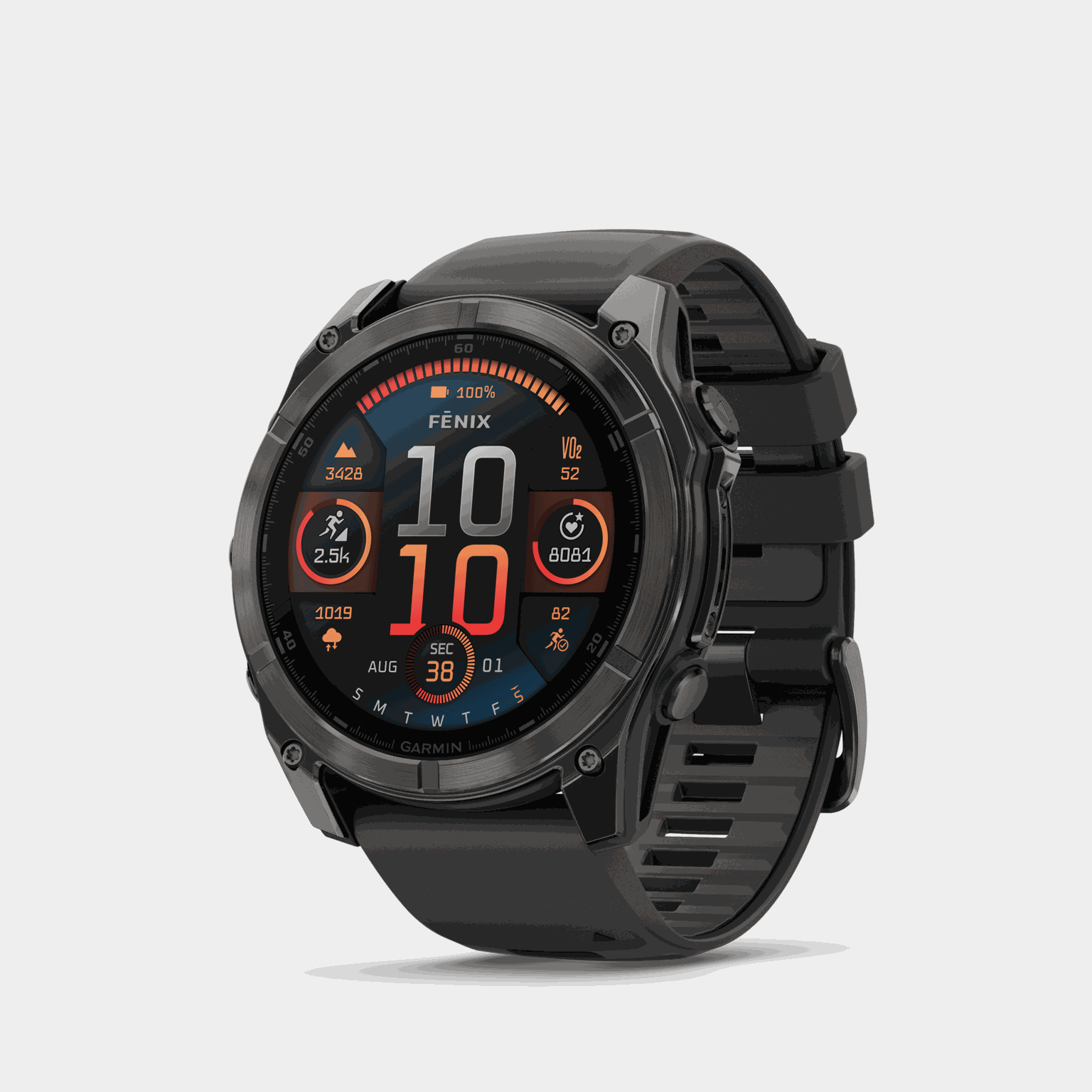 fenix 8 – 51mm, AMOLED, safir, titan, smartklocka - full image 1